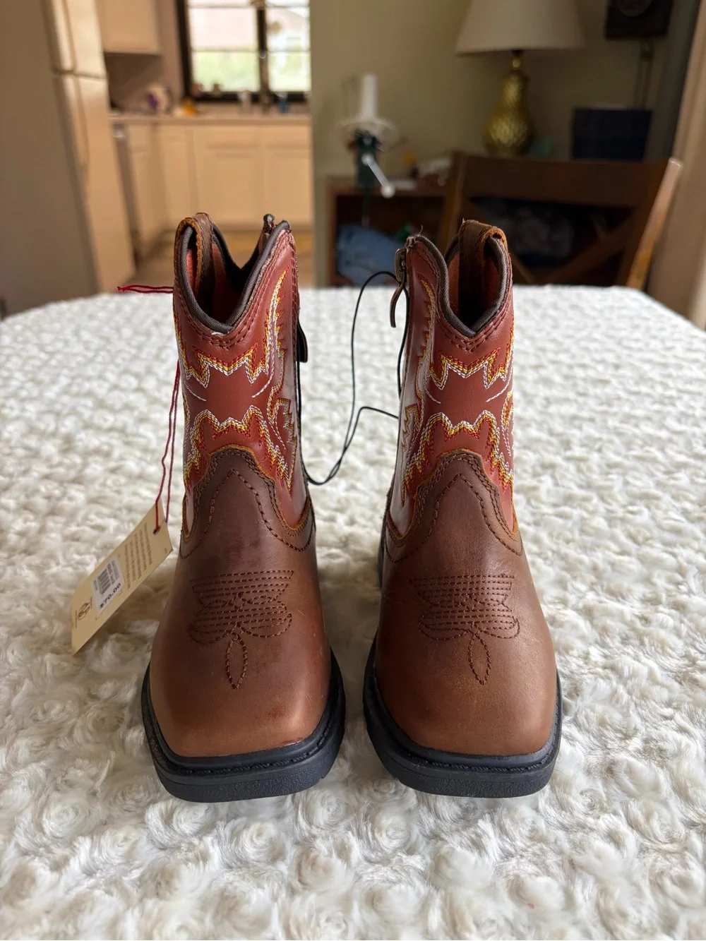 New Size 6 Baby Ariat Lil Stompers Workhog Cowboy Boots